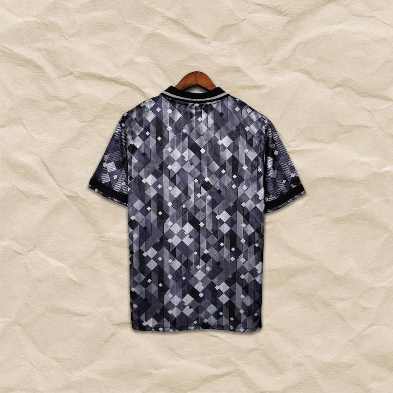 England Retro Black Away Shirt 1990!