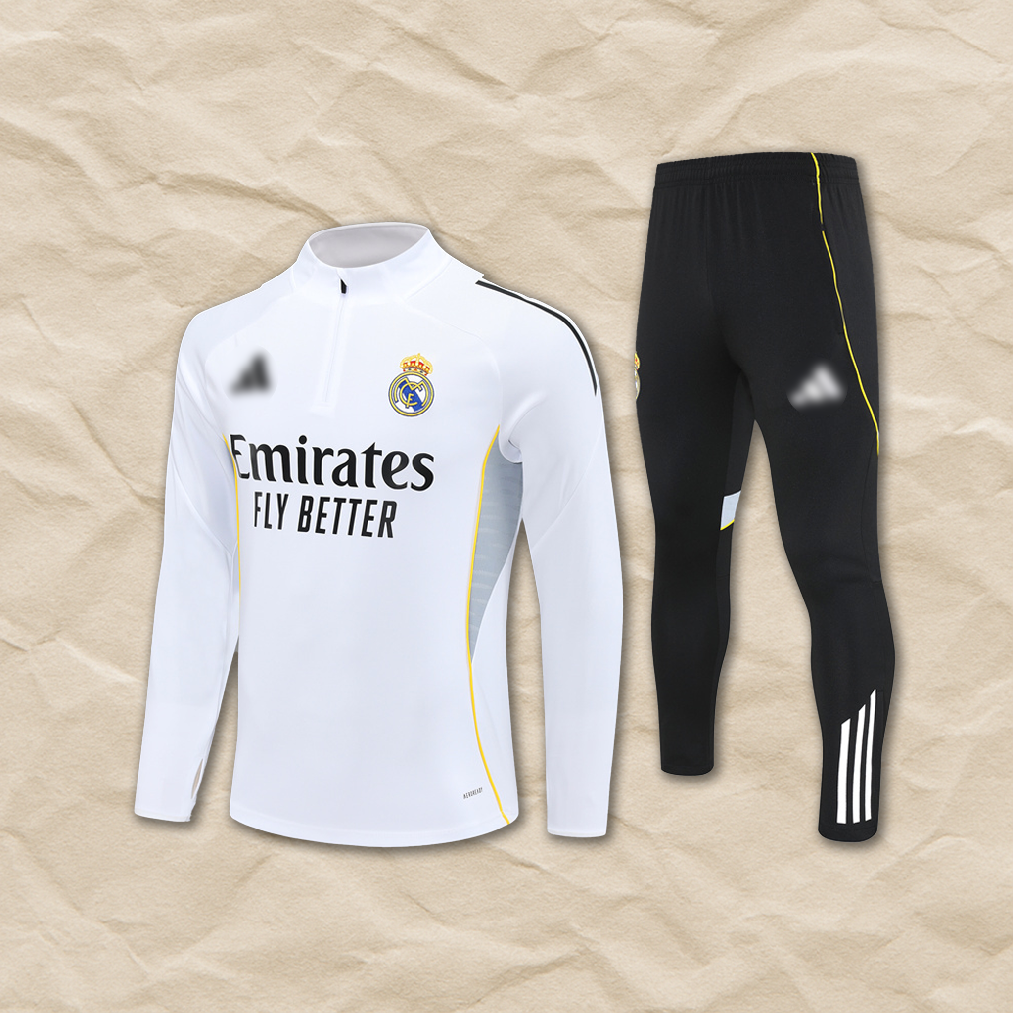 Real Madrid White & Black Tracksuit 2025/26!