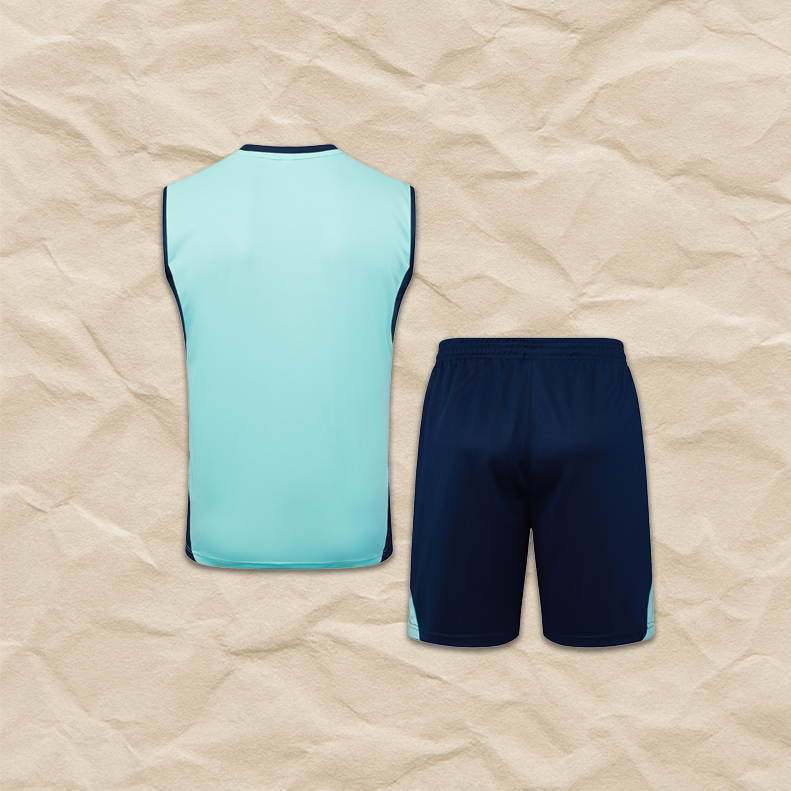 Arsenal Mint Blue Vest Set 2025/26!