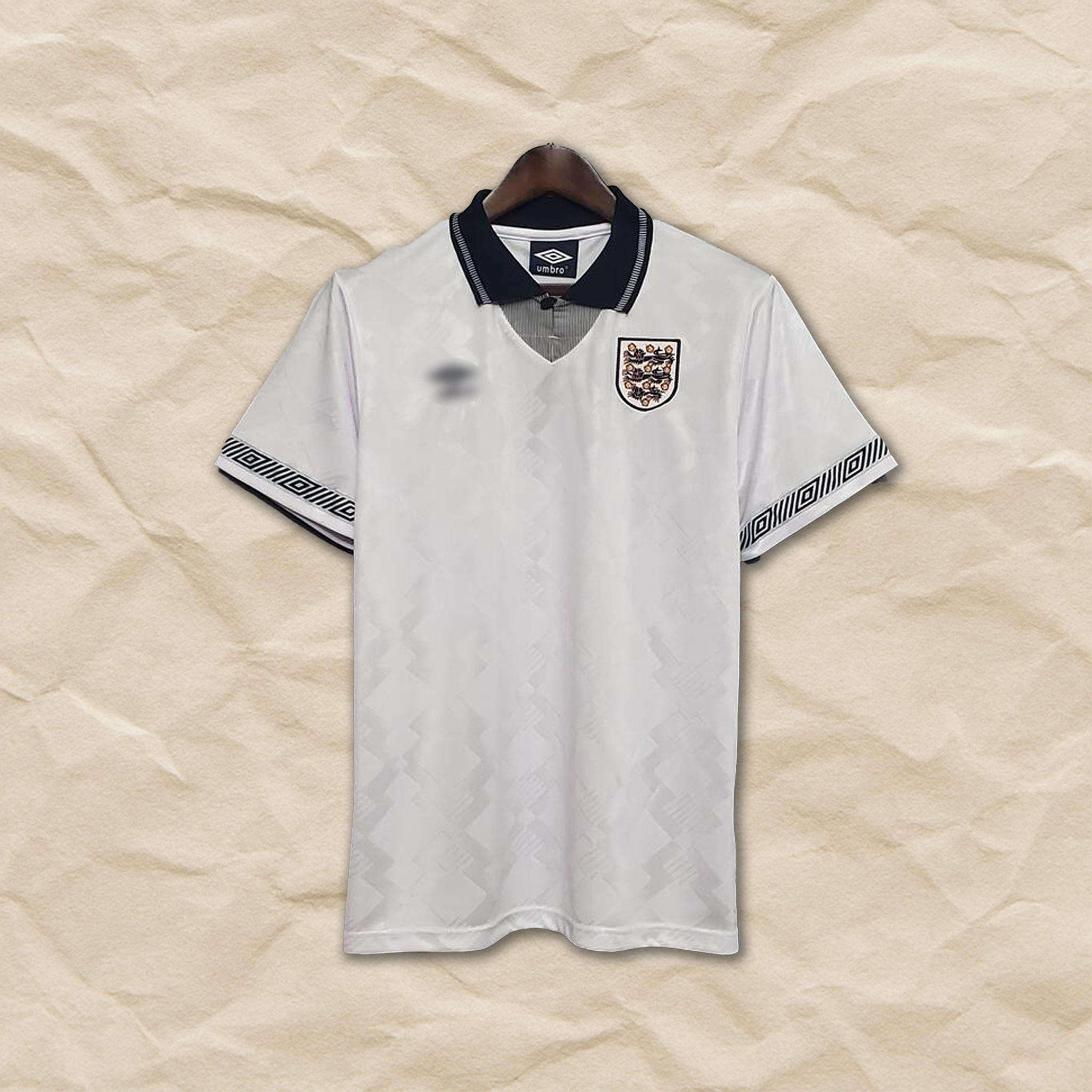 England Retro Home Shirt 1990!