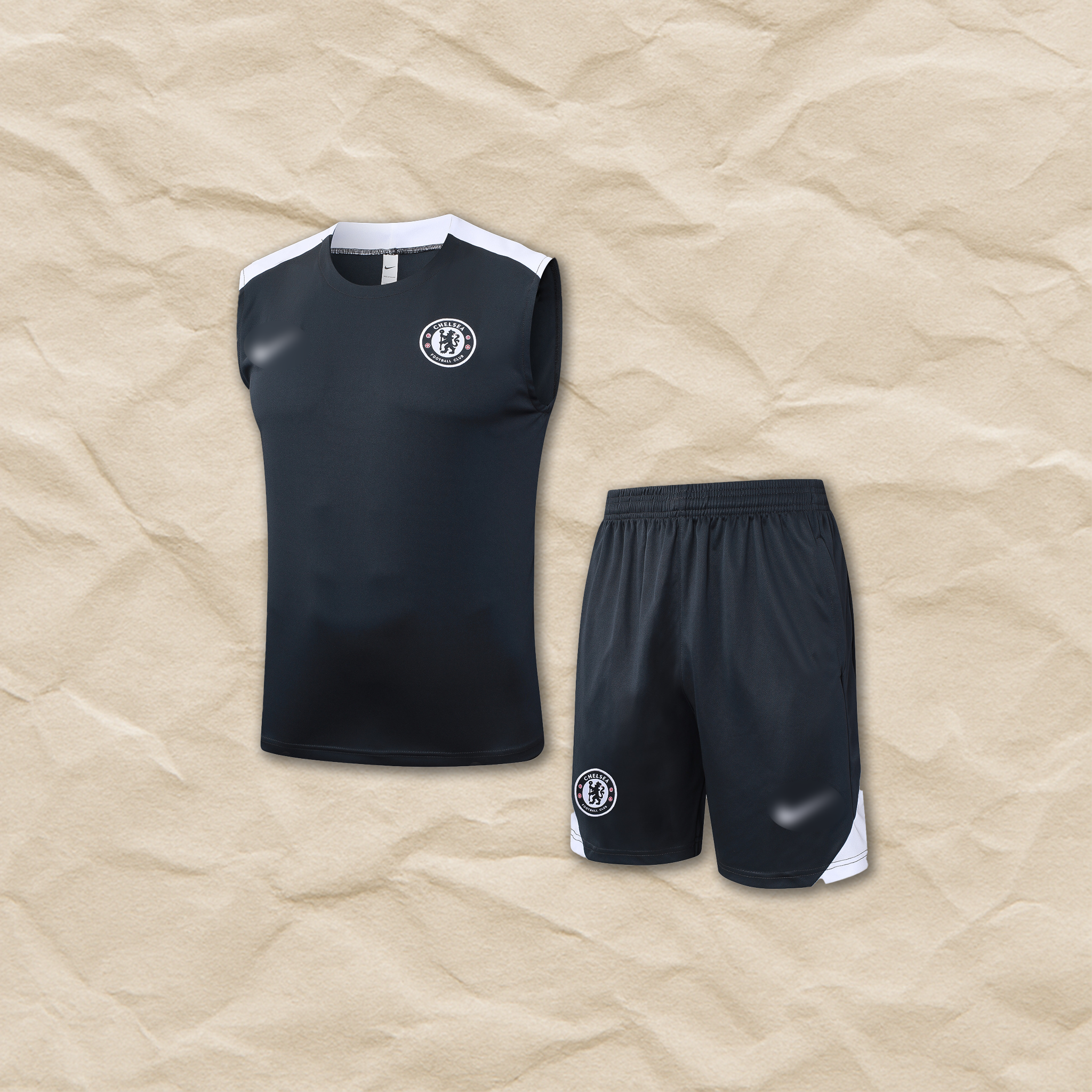 Chelsea Black Vest Set 2025/26!