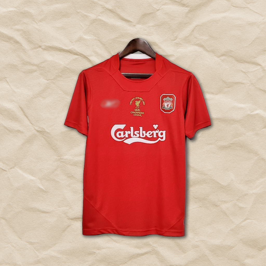 Liverpool Retro Home Shirt 2005 Champions League Final!