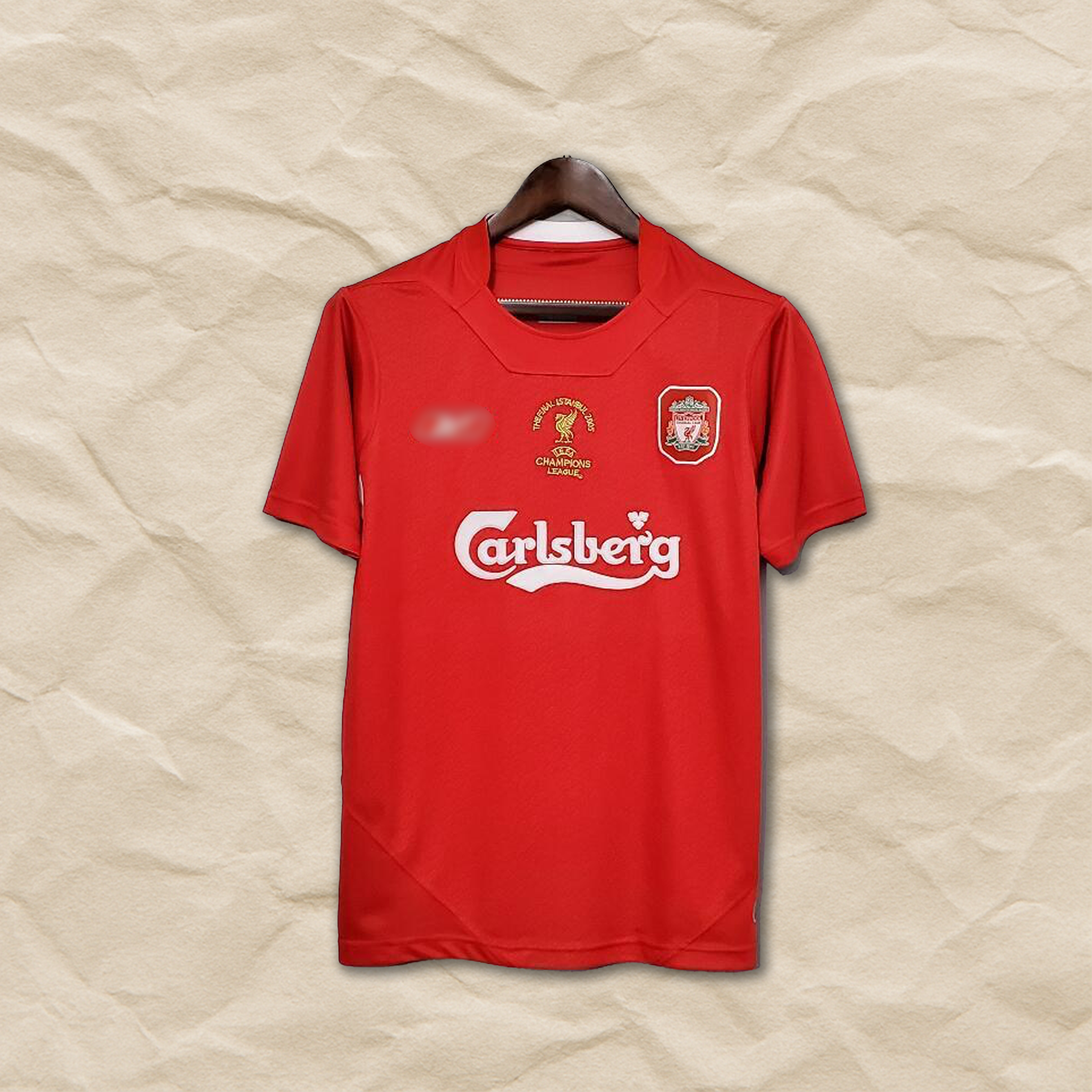 Liverpool Retro Home Shirt 2005 Champions League Final!