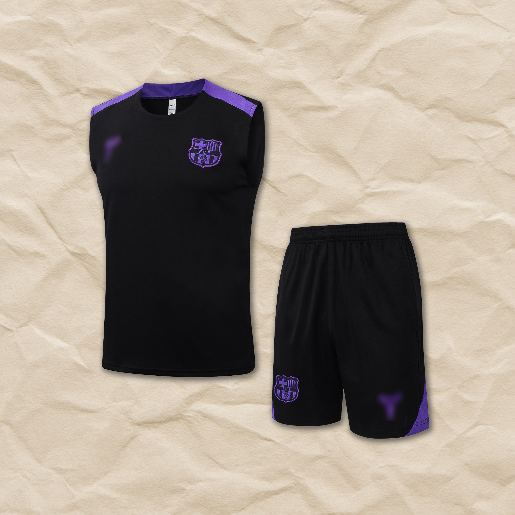 Barcelona Black/Purple Vest Set 2025/26!