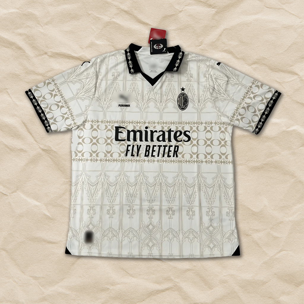 AC Milan "Pleasures" Cream Special Shirt 2023/24!