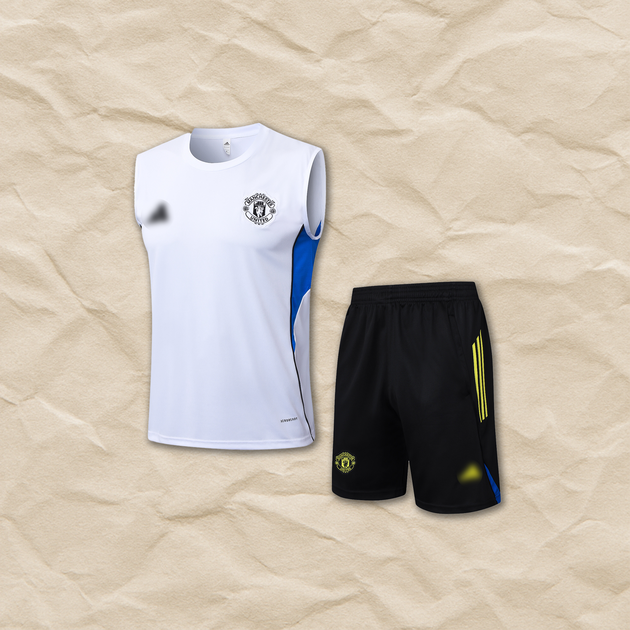 Manchester United White Vest Set 2025/26!
