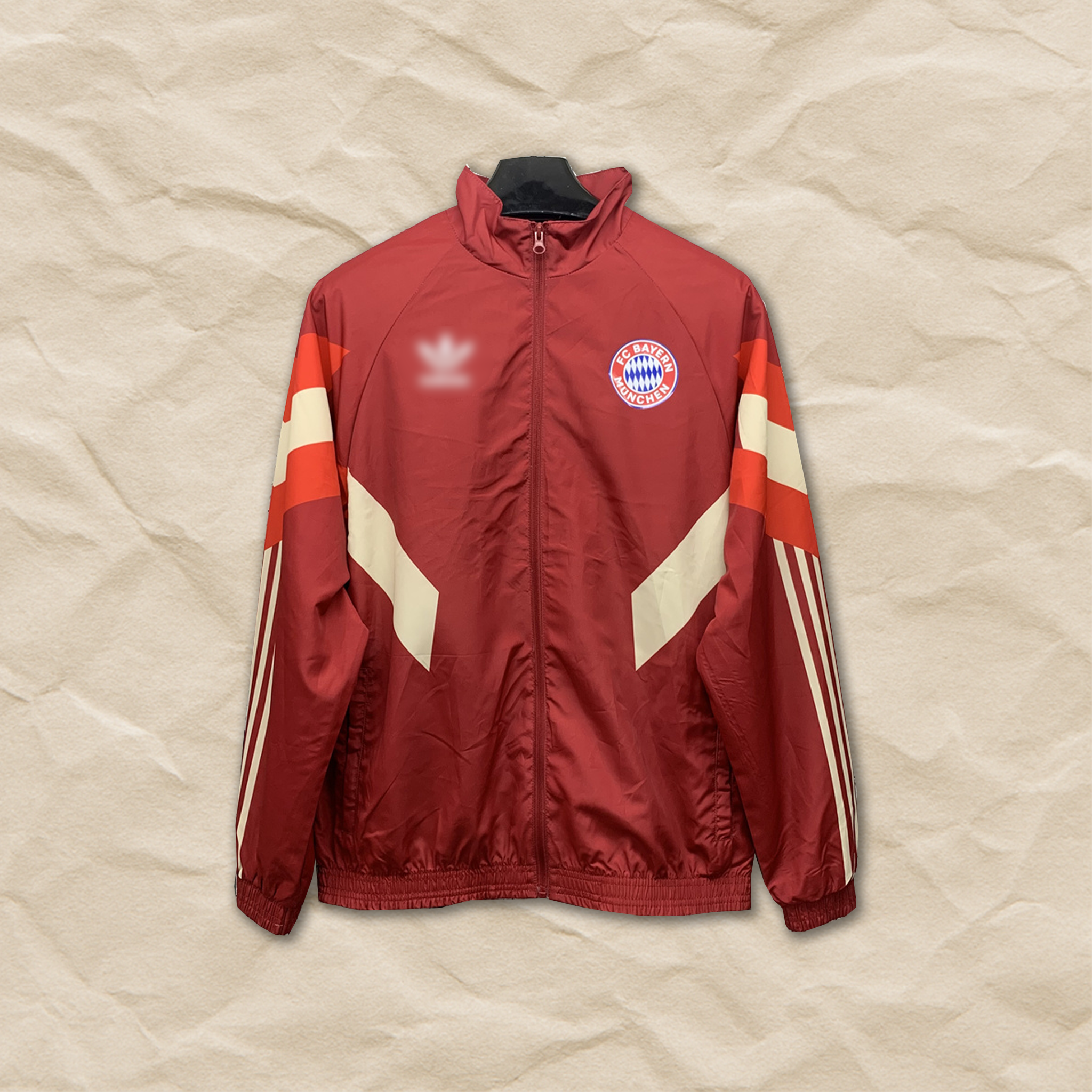 Bayern Munich Red Windbreaker Jacket!