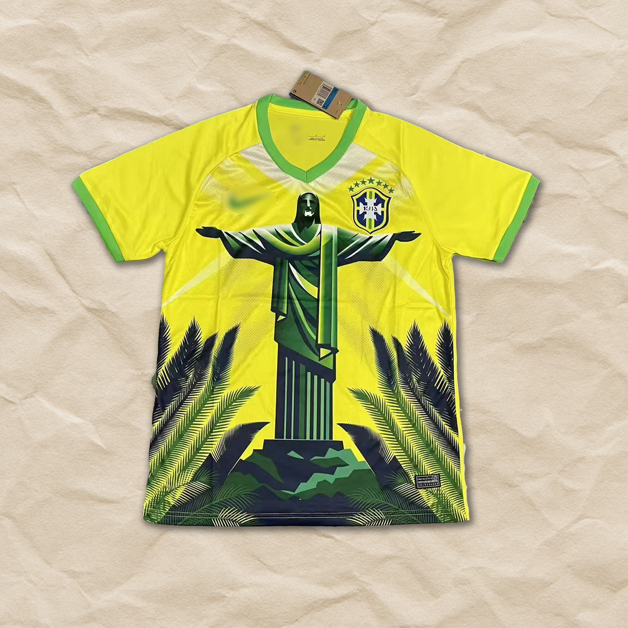Brazil "Christ the Redeemer" Yellow Special Shirt 2025!