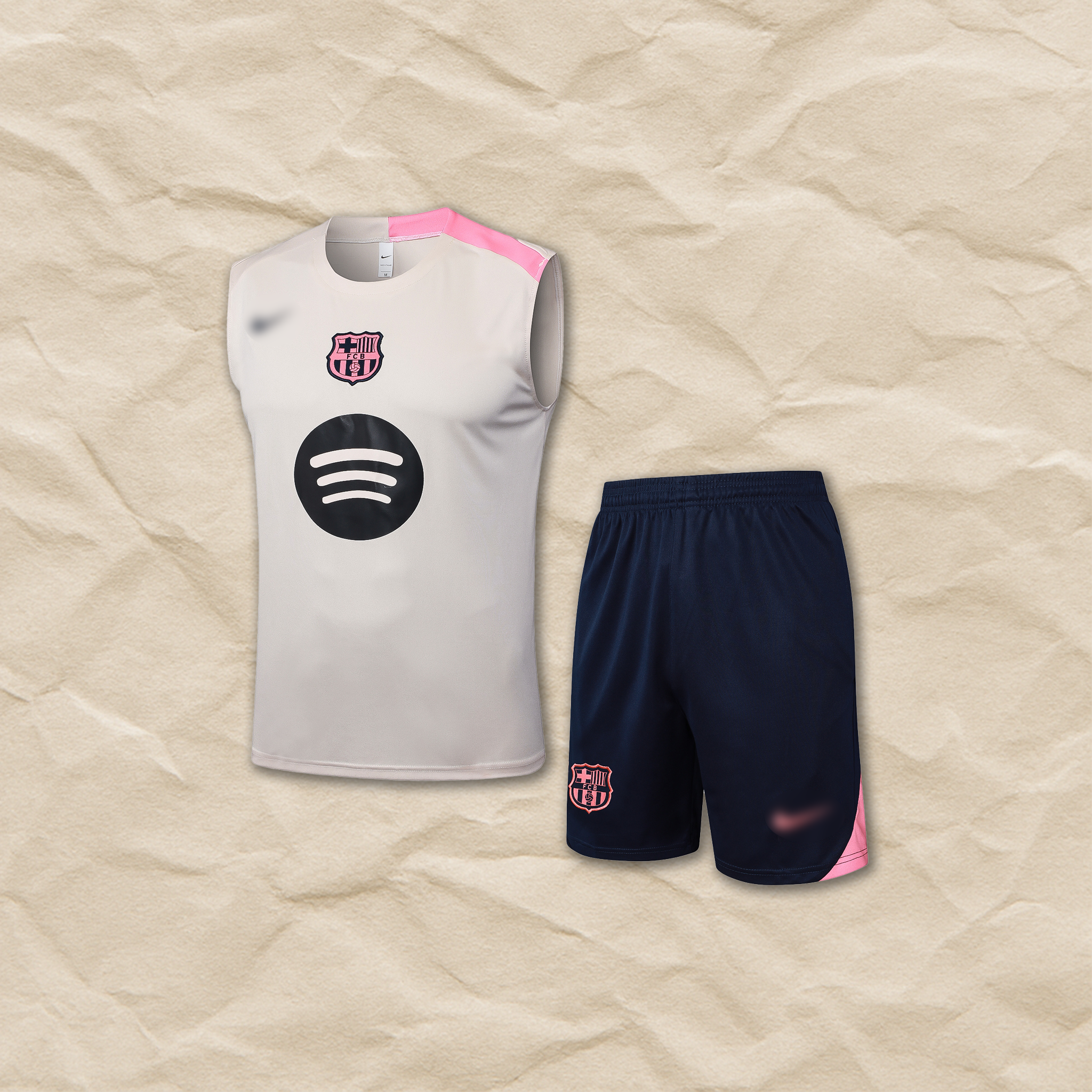 Barcelona Beige Vest Set 2025/26!